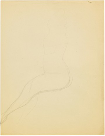 Elie Nadelman, Untitled (woman seated, in profile), n.d. , Galerie Buchholz