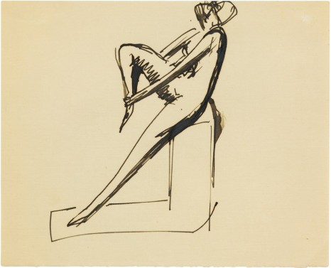 Elie Nadelman, Untitled (seated woman), n.d. , Galerie Buchholz