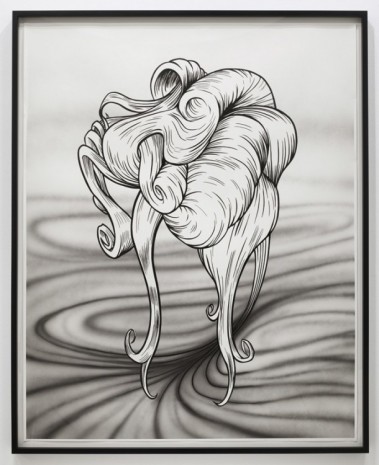 Jim Shaw, Untitled (Hair drawing), 2012, Metro Pictures