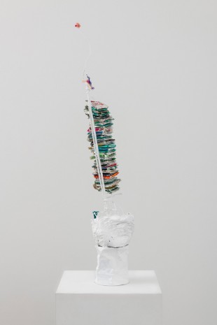 Paul Pascal Thériault, Tall Stack / Rave, with Fuzz Ball, 2018, David Kordansky Gallery