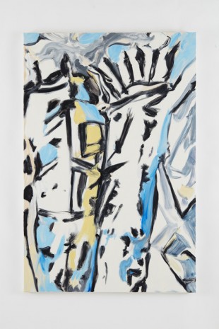 Martha Diamond, Blue White Yellow Black, 2004/2005 , Galerie Eva Presenhuber