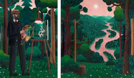 Ben Sledsens, The Landscape Painter, 2018	 , Tim Van Laere Gallery