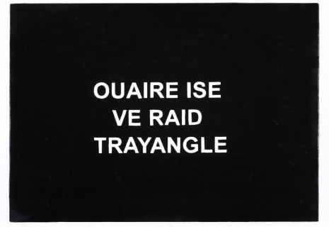Laure Prouvost, OUAIRE ISE VE RAID TRAYANGLE, 2016, Galerie Nathalie Obadia