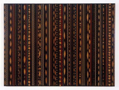 Fred Tomaselli, Untitled (Rug), 1995, James Cohan Gallery