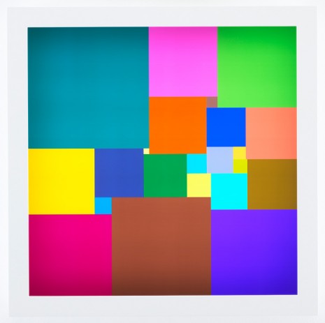 Spencer Finch, Squared Square (22), 2018 , James Cohan Gallery