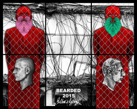 Gilbert & George, BEARDED, 2015 , Galerie Thaddaeus Ropac