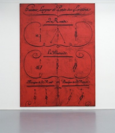 Matt Mullican, Untitled (Diderot, Hauteur, Largeur et Lente des Écritures, Diptych), 2012, Galerie Micheline Szwajcer (closed)