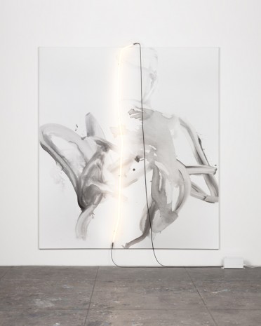 Mary Weatherford, Silver Writing, 2018 , Gagosian