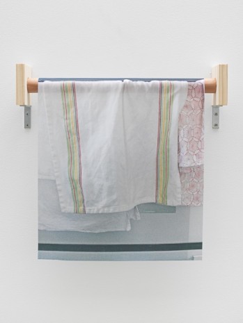 B. Wurtz, Untitled (Striped Dish Towel), 2018 , Metro Pictures