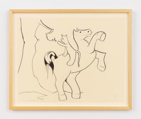 Ellen Berkenblit, Cat on Horse, No Mane, 2002 , Anton Kern Gallery