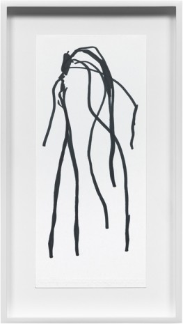 Lutz Bacher, Hair Drawings, 2010, Galerie Buchholz