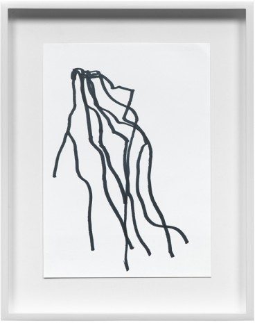 Lutz Bacher, Hair Drawings, 2010, Galerie Buchholz