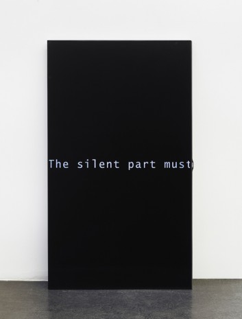 Lutz Bacher, Black or White, 2010 , Galerie Buchholz
