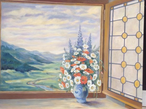Yang Jiechang, These are still Flowers - Blumenstrauss im Fenster, 2014, Tang Contemporary Art