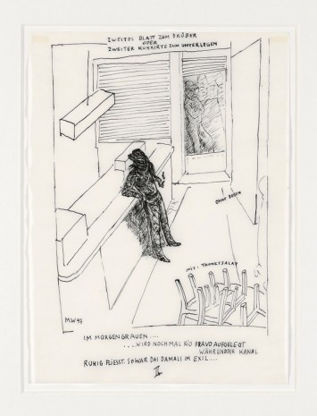 Michel Würthle, Zweites Blatt zum drüber- oder zweiter Kuhhirte zum unterlegen, 1993, Contemporary Fine Arts - CFA