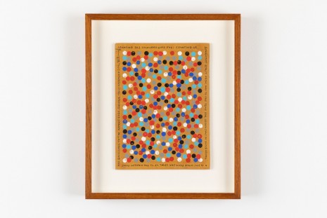Hamish Fulton, Counting 343 Coloured Dots, Sardinia 2014, , Galleri Riis