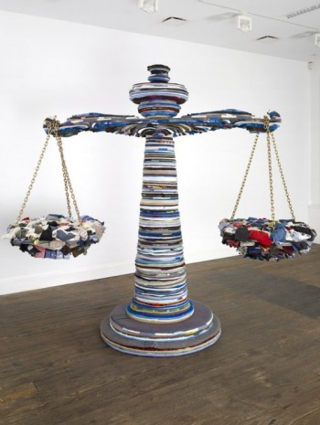 Nari Ward, Blank Scale, 2012, Lehmann Maupin