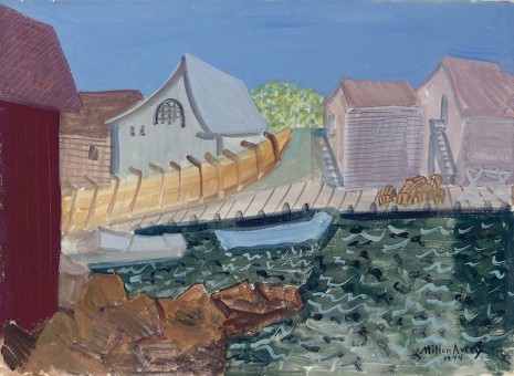 Milton Avery, Fishing Harbor, 1944, Hollis Taggart