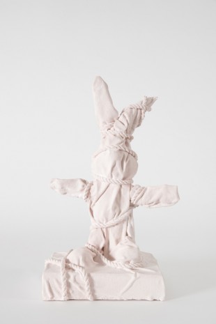 Daniel Arsham, Wrapped Bunny, 2018 , Perrotin