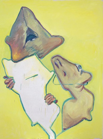 Maria Lassnig, Die Bewunderung , 2008 , Petzel Gallery