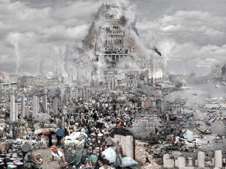 Du Zhenjun, The Tower of Babel—Pollution, 2011, Pearl Lam Galleries