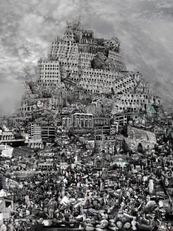 Du Zhenjun, The Tower of Babel—Destruction, 2012 , Pearl Lam Galleries