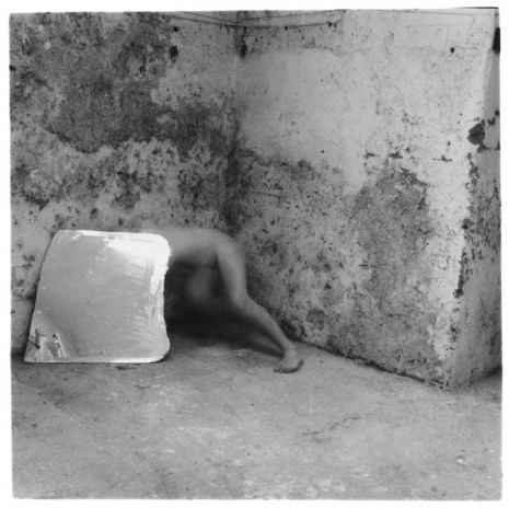 Francesca Woodman, Self-deceit no 5 Rome Italy, 1978, Victoria Miro