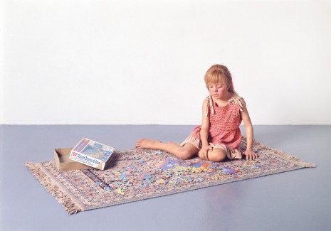 Duane Hanson, Child with Puzzle, 1978, Gagosian