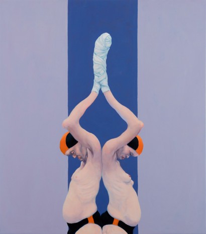 Michael Kvium, Vertical Act II, 2018, Tang Contemporary Art