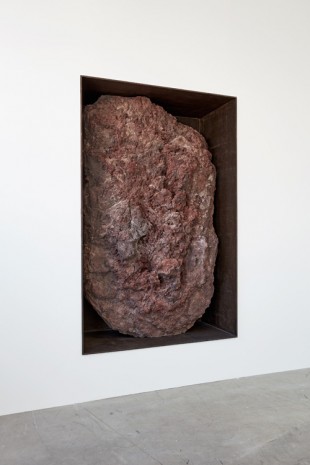 Michael Heizer, Scoria Negative Wall Sculpture, 2016, Gagosian