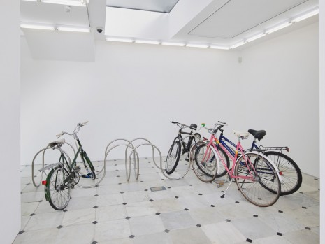 Nicole Wermers, Untitled Bike-rack, 2018, Herald St