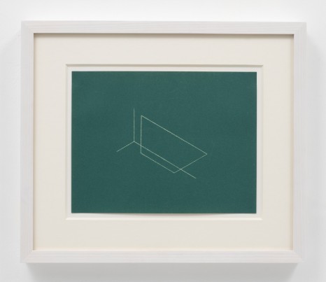 Fred Sandback, Untitled (from Twenty-two Constructions from 1967), 1986, Marian Goodman Gallery