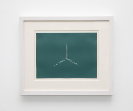 Fred Sandback, Untitled (from Twenty-two Constructions from 1967), 1986 , Marian Goodman Gallery