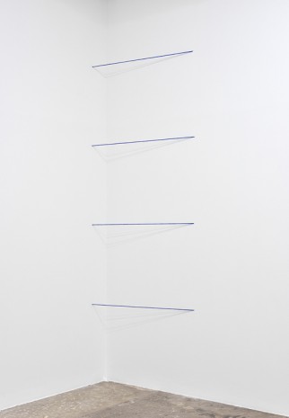 Fred Sandback, Untitled (Sculptural Study, Four-part Cornered Construction), c. 1970/2007 , Marian Goodman Gallery