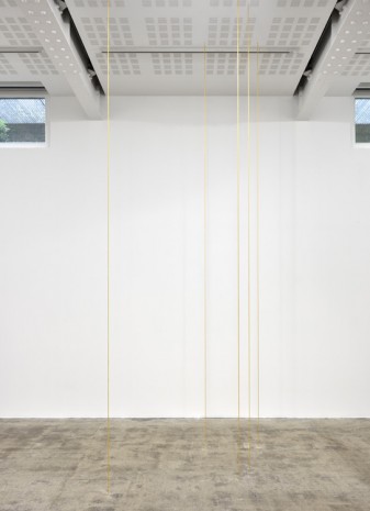 Fred Sandback, Untitled (Sculptural Study, Five-part Vertical Construction), c. 1987/2018  , Marian Goodman Gallery