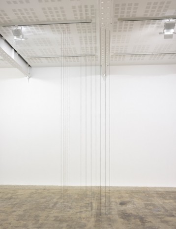 Fred Sandback, Untitled (Sculptural Study, Twelve-Part Vertical Construction), c. 1982/2016 , Marian Goodman Gallery