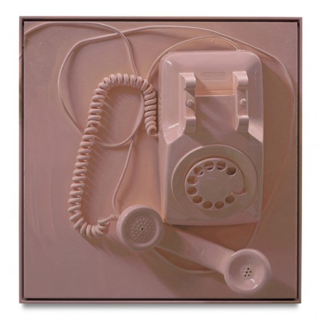 Paul Sietsema, Pink phone painting, 2018 , Matthew Marks Gallery