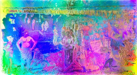 Matthew Brandt, LCD RGB 55.2, 2015 , Praz-Delavallade