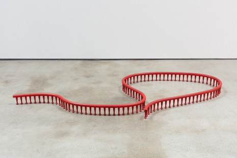 Ricky Swallow, Floor Sculpture with Pegs #1, 2018 , David Kordansky Gallery
