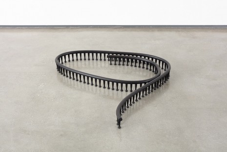 Ricky Swallow, Floor Sculpture with Pegs #2, 2018 , David Kordansky Gallery