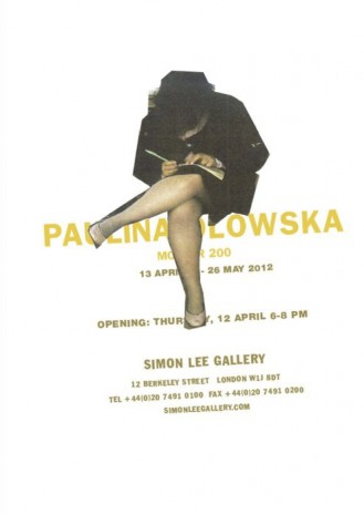 Paulina Olowska, , , Simon Lee Gallery