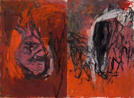 Georg Baselitz, Rote Elke - Die Flasche (11. Gruppe) [Red Elke - The Bottle (11th Group)], 1978 , Galerie Thaddaeus Ropac