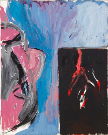 Georg Baselitz, Mein Vater blickt aus dem Fenster II [My Father Looks out of the Window II],  1981 , Galerie Thaddaeus Ropac