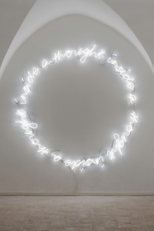 Shilpa Gupta, Thought Inside a Thought, 2017 , Galleria Continua