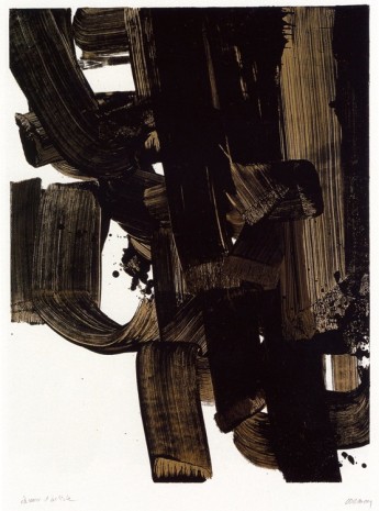 Pierre Soulages, Sans titre, 1969 , Galerie Lelong & Co.