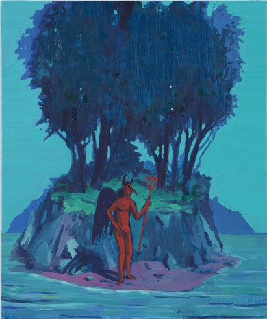 Jules de Balincourt, Devil's Island, 2018 , Galleri Bo Bjerggaard