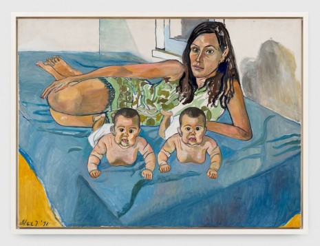 Alice Neel, Nancy and the Twins (5 Months), 1971 , Xavier Hufkens