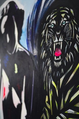 Maya Eizin Oijer, Tiger, tiger, burning bright, In the forests of the night (detail), 2012, Andréhn-Schiptjenko
