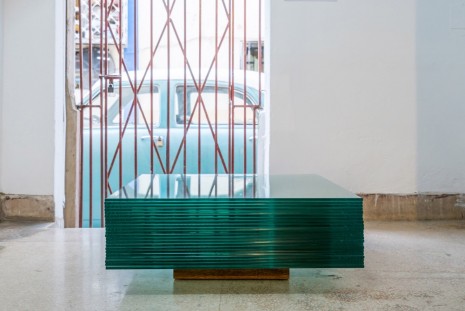 Elizabet Cerviño, Sole slab, 2018, Galleria Continua