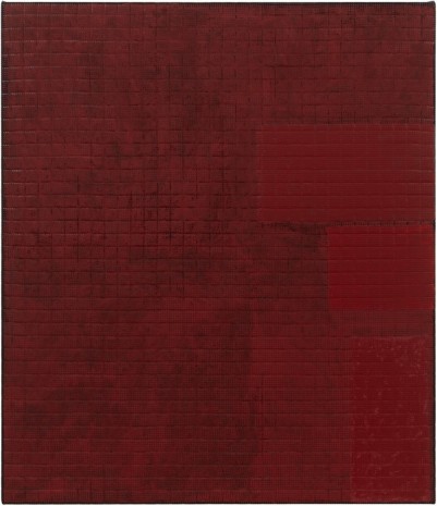 Sergej Jensen, Allover Compose Red, 2018 , Galerie Buchholz